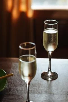 Prosecco glasses Stock Photos