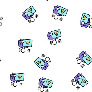 Prosecution law vector seamless pattern Stock Illustration
