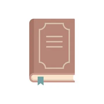 Prosecutor book icon flat isolated vector Stock Illustration