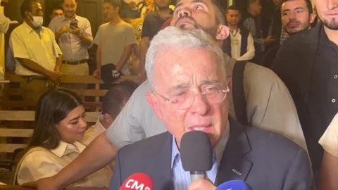 Prosecutors ask to bring former President Alvaro Uribe to trial in Colombia Vídeos de archivo 276729853