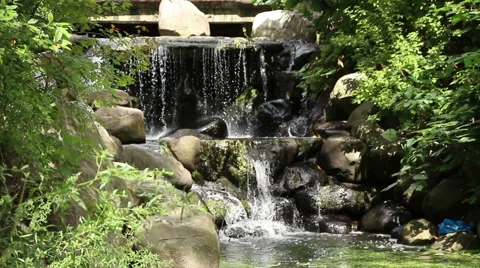Prospect Park Binnen Falls Close Stock Footage 46787189