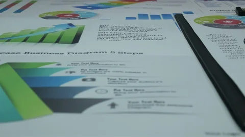 Prospective business chart Stock Footage 87918373