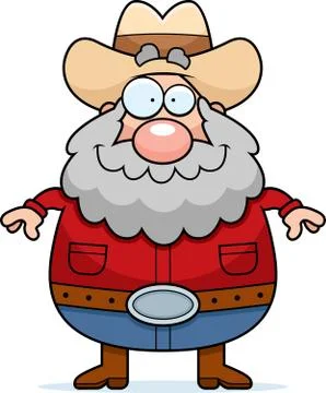 Prospector smiling Stock Illustration