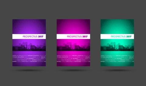 Prospectus 2017 group Stock Illustration