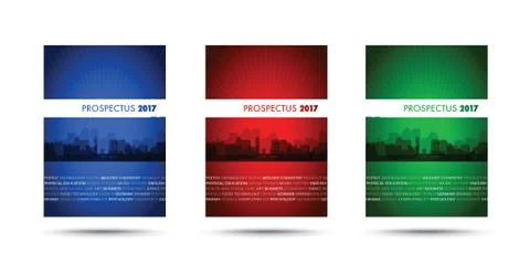 Prospectus 2017 group 스톡 일러스트