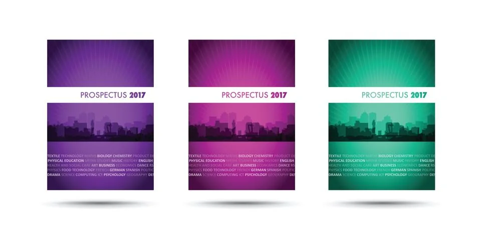 Prospectus 2017 group 스톡 일러스트