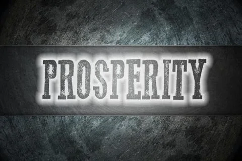 Prosperity concept Stock Illustration