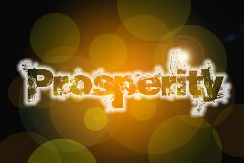Prosperity concept Stock Illustration