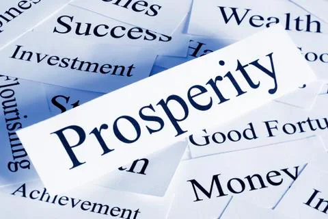 Prosperity concept Stock Photos