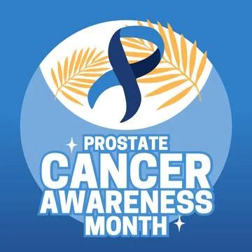 Prostate cancer awareness month for better health Stock Illustration