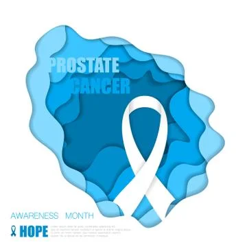 Prostate cancer background Stock Illustration