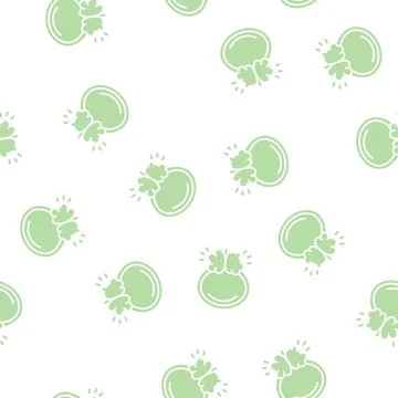 Prostate disease glyph seamless pattern Illustrazione stock