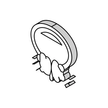 Prostate disease isometric icon vector illustration 스톡 일러스트