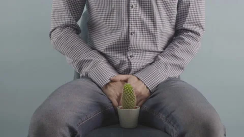 Prostate Issues Men show pain Symptoms Stock Footage 229851922