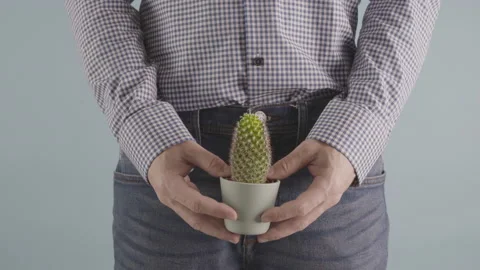 Prostate problems conception cactus show pain Video stock 230152175