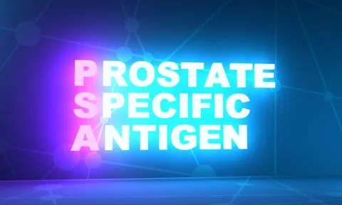 Prostate specific antigen Illustrazione stock