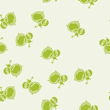 Prostatectomy urology glyph seamless pattern Stock Illustration
