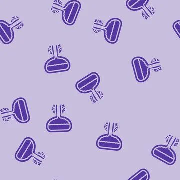 Prostatectomy urology glyph vector seamless pattern Stock Illustration