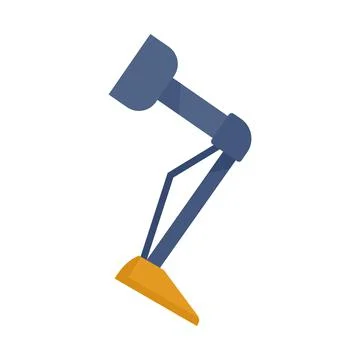 Prosthesis leg icon flat isolated vector Illustrazione stock