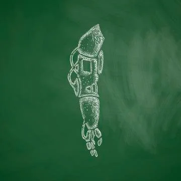 Prosthetic icon 스톡 일러스트