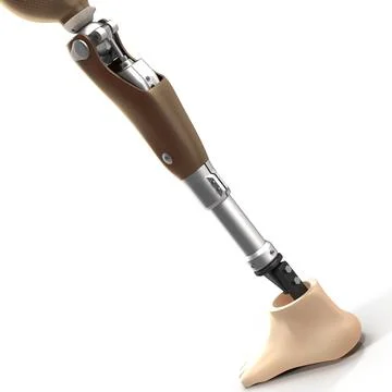 3d Model: Prosthetic Leg Rigged For Cinema 4d #90998009