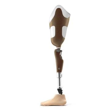 3D Model: Prosthetic Leg Rigged for Cinema 4D #90998009