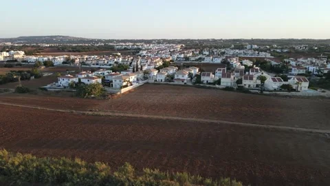 Protaras. Evening coast of Cyprus. Resort town in eastern Cyprus. Stock Footage 202022718