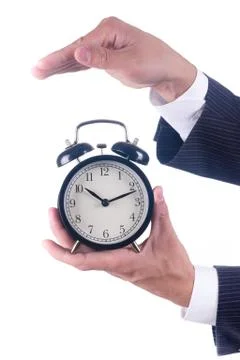 Protect alarm clock Stock Photos