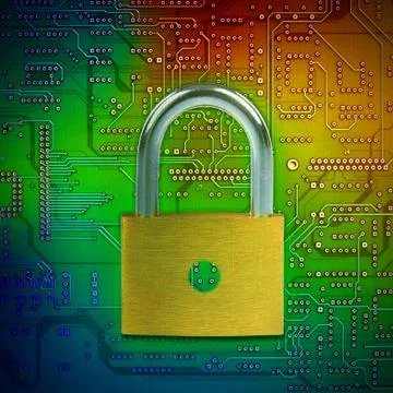 Protect and safe your data Illustrazione stock