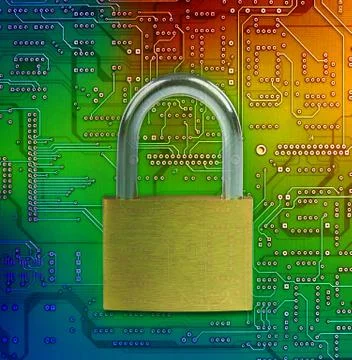 Protect and safe your data Stock Illustration