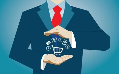 Protect business Stock Illustration