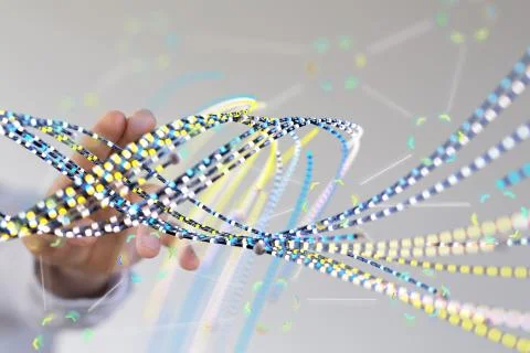 A Protect Cloud Information Data Concept. digital 3d Stock Photos