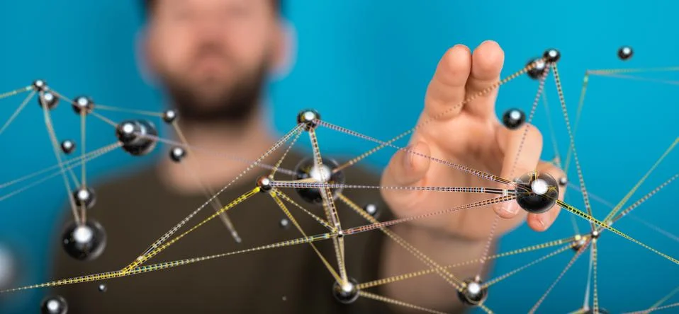 A Protect Cloud Information Data Concept.. Stockfoto's