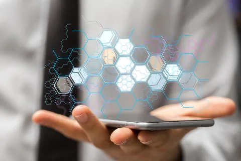 A Protect Cloud Information Data Concept.. Stock Photos