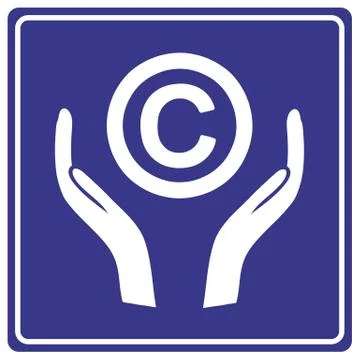 Protect the Copyright Stock Illustration