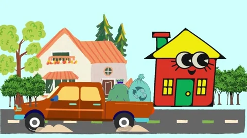 Protect the environment, don't throw rubbish carelessly Stock Footage 252114217
