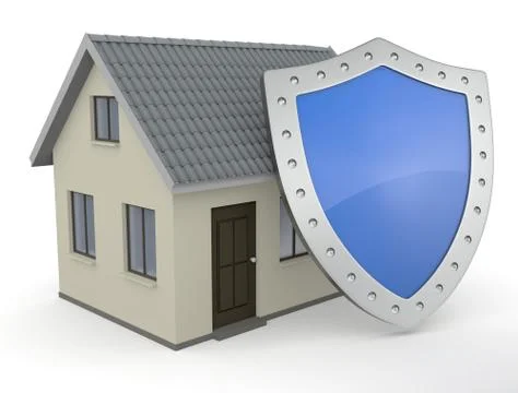 Protect the house Stock Illustration