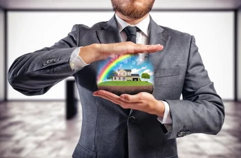 Protect  house Stock Photos