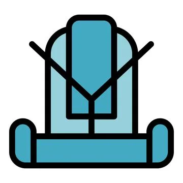 Protect kid belt icon vector flat Stock Illustration