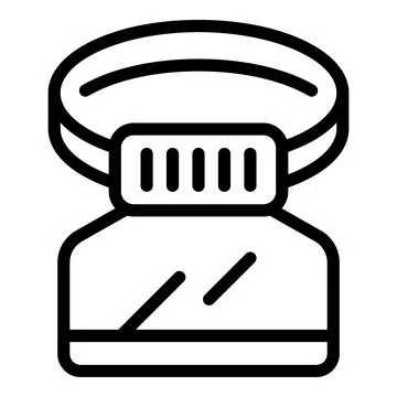 Protect mask icon outline vector. School safety Stock Illustration