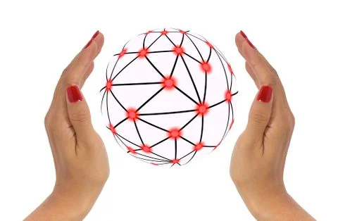 Protect network concept Stock Illustration