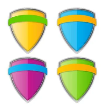 Protect Shield Vector Illustration Stock Illustration
