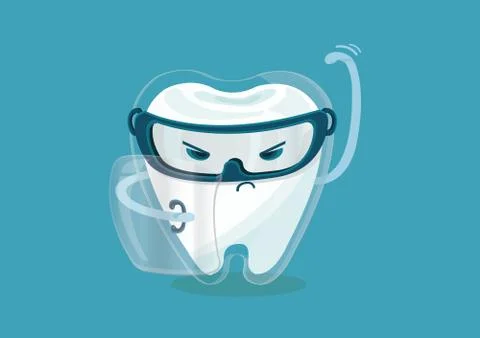 Protect of tooth Stock Illustration