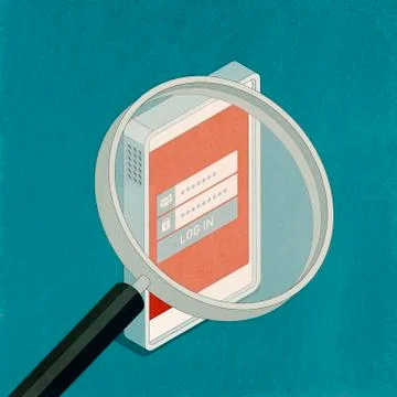 Protect your data Stock Illustration