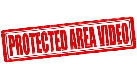 Protected area video Stock Illustration
