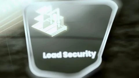 Protected cargo stack appears on Load Security tile Stock Photos