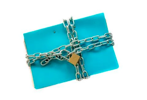 Protected file folders 스톡 사진