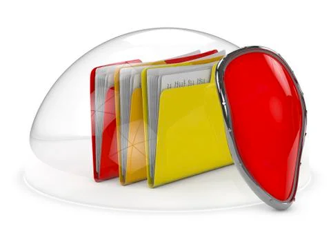 Protected files Stock Illustration
