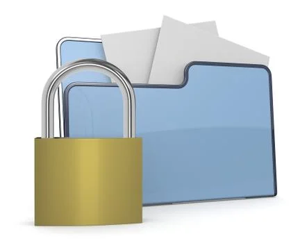 Protected folder icon Stock Illustration