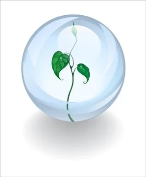 Protected the Green Sprout Stock Illustration